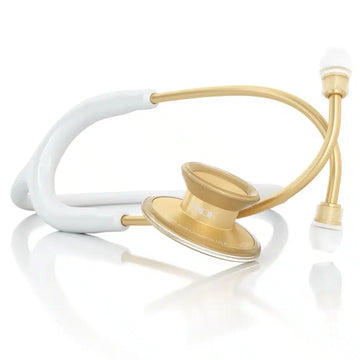 ACOUSTICA® STETHOSCOPE – WHITE/GOLD